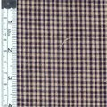 Textile Creations Textile Creations 111 Rustic Woven Fabric; Small Check Navy And Natural; 15 yd. 111